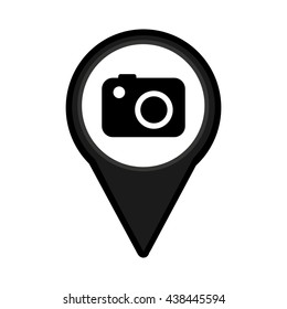 camera photographic  isolated icon design 