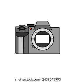 camera photographic isolated icon vector illustration design