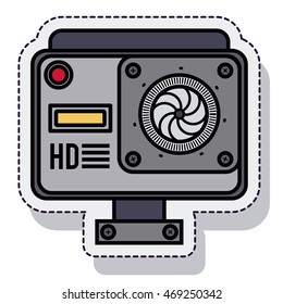 camera photographic isolated icon vector illustration design