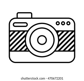 camera photographic isolated icon vector illustration design