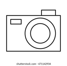 camera photographic isolated icon vector illustration design