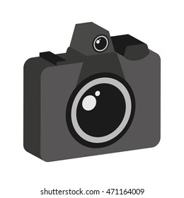 camera photographic isolated icon vector illustration design