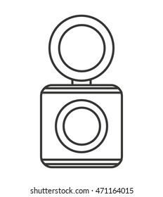 camera photographic isolated icon vector illustration design