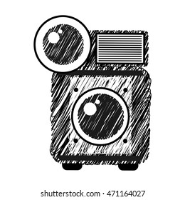 camera photographic isolated icon vector illustration design