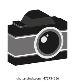 camera photographic isolated icon vector illustration design