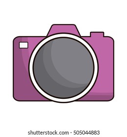 camera photographic isolated icon vector illustration design