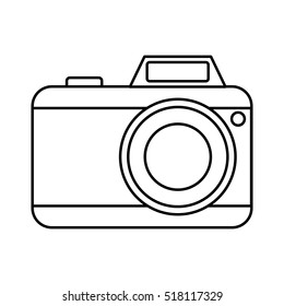 camera photographic isolated icon vector illustration design