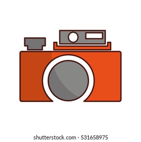 camera photographic isolated icon vector illustration design