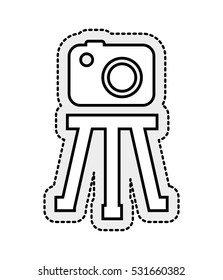 camera photographic isolated icon vector illustration design