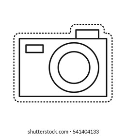 camera photographic isolated icon vector illustration design