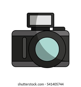 camera photographic isolated icon vector illustration design
