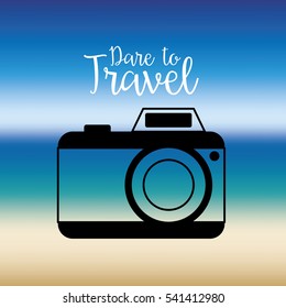 camera photographic isolated icon vector illustration design