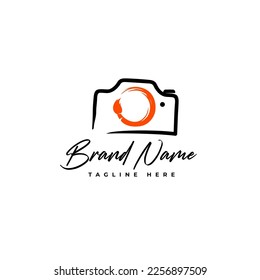 Fotografie-Kunstlogo, Vektorgrafik