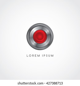 camera photography button logotype
