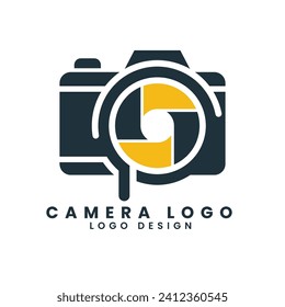 Camera-Fotografie-Konzept, Vektorlogo-Design-Vorlage