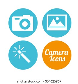 camera photography design, vector illustration eps10 graphic 