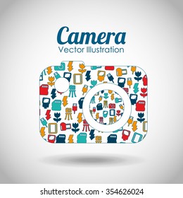 camera photography design, vector illustration eps10 graphic 