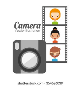 camera photography design, vector illustration eps10 graphic 