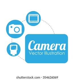 camera photography design, vector illustration eps10 graphic 
