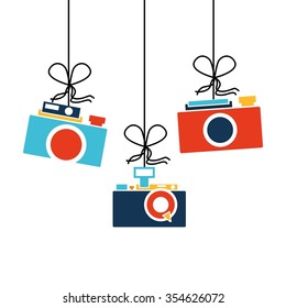 camera photography design, vector illustration eps10 graphic 