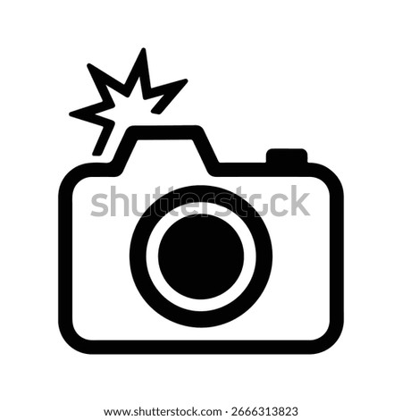 Camera Photography Flash Icon Design