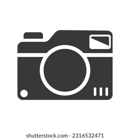 camera photography icon design vector