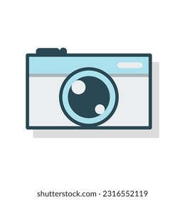 camera photography icon design vector