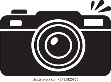 Camera Photography Icon With Flash