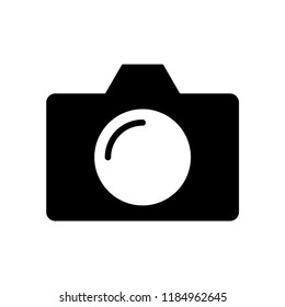 Camera photography icon logo template vector design.