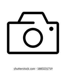 Camera Photography Icon Logo Template Illustration Design. Vector EPS 10 line icon simple design ,perfect for all project