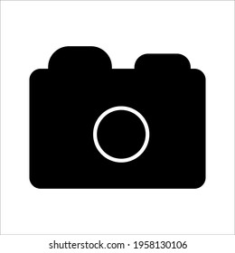 Camera Photography Icon Logo Template Vector Design.