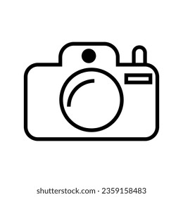 Camera Photography Icon Logo Template Illustration Design. 