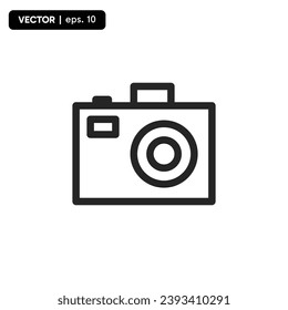 Camera Photography Icon Logo Template Illustration Design. Vector EPS 10.