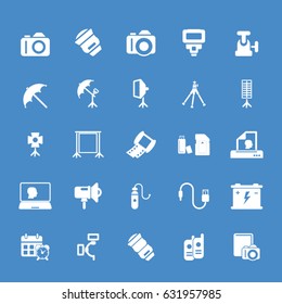 Camera and photography icon set