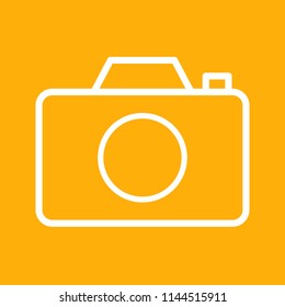 camera, photography icon, stock vector illustration, EPS10.
