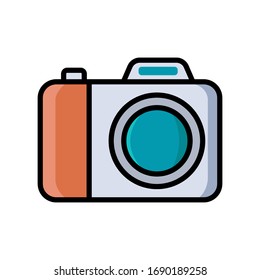 camera - photography icon vector design in white background