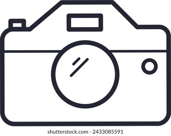 Camera - photography icon vector design template stock illustration