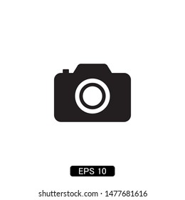 camera photography icon vector illustration logo template