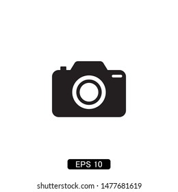 camera photography icon vector illustration logo template