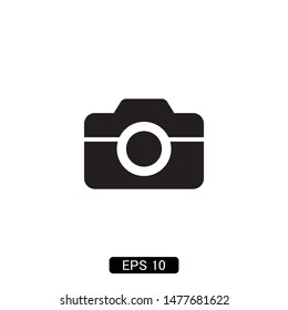 camera photography icon vector illustration logo template