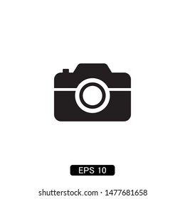 camera photography icon vector illustration logo template