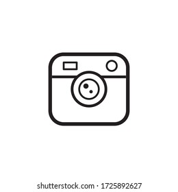 Fotografie-Symbol Vector Illustration