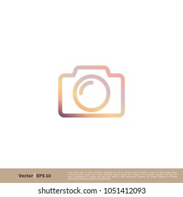 Camera, Photography Icon Vector Logo Template Illustration Design. Vector EPS 10.