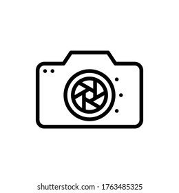 Camera and photography icon vector logo.