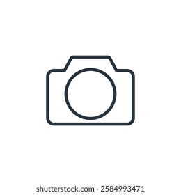 Camera Photography Icon Vector Logo Template