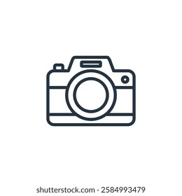 Camera Photography Icon Vector Logo Template