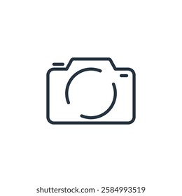 Camera Photography Icon Vector Logo Template
