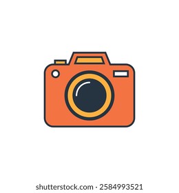 Camera Photography Icon Vector Logo Template