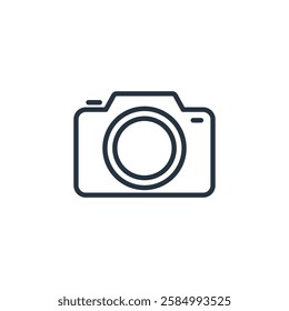 Camera Photography Icon Vector Logo Template