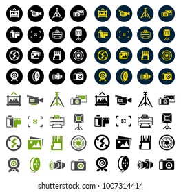 camera and Photography icons